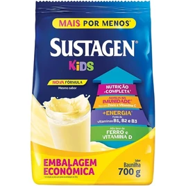 Sustagen Kids Complemento Alimentar Sabor Baunilha – Sachê 700G