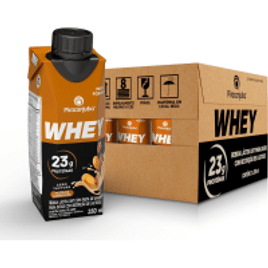 Pack de Whey Zero Lactose Amendoim 23g Piracanjuba 250ml – 12 Unidades