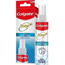 Colgate Spray Bucal Total 12 Spray Bucal Com Agentes Antibacterianos 60Ml