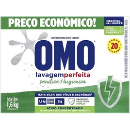 Omo Lavagem Perfeita – Sanitizante em Pó, 1.6kg