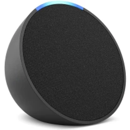 Echo Pop | Smart speaker compacto com som envolvente e Alexa | Cor Preta