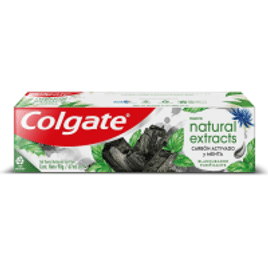 Colgate Creme Dental Natural Extracts Carvão Ativado E Menta 90G