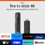 Novo Fire TV Stick 4K | Streaming com Dolby Vision/Atmos e suporte a wi-fi 6 | Com Alexa e comandos de TV