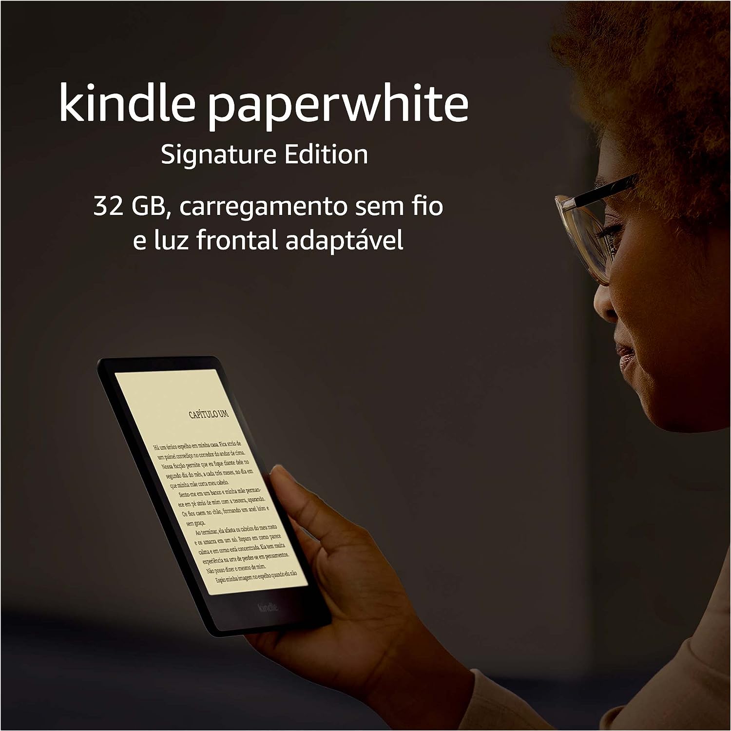 Kindle Paperwhite Signature Edition: 32 GB, à prova d’água, carregamento sem fio e luz frontal adaptável