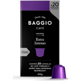 4 Caixas Cápsulas de Café Extra Intenso Baggio Café – 20 Unidades Cada
