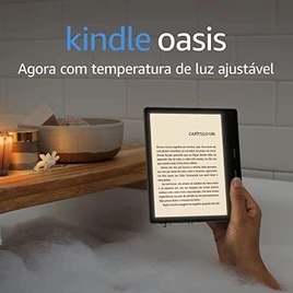 Kindle Oasis 8GB – Com tela de 7″ e botões para troca de páginas – Cor Grafite