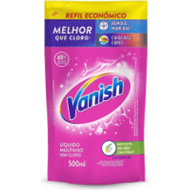Vanish Multiuso – Tira Manchas em Gel, Refil Econômico para roupas coloridas, 500ml