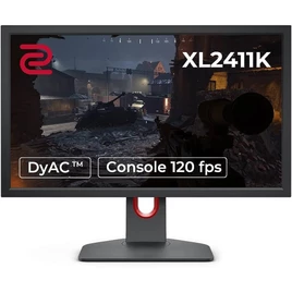 Monitor Gamer BenQ ZOWIE XL2411K para PC com 24″, 144Hz, Color Vibrance, Black eQualizer, Conexão Display Port, 120Hz Compatível com PS5 e Xbox série X, Grafite Fosco