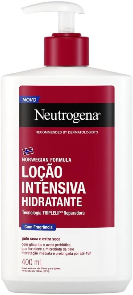 Hidratante Corporal Neutrogena Norwegian Formula Intensivo com Fragrância 400ml