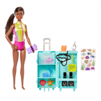 Barbie Profissões Conjunto de Brinquedo Bióloga Marinha