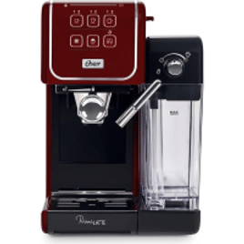 Cafeteira Espresso Oster PrimaLatte Touch Red, 110V, BVSTEM6801R