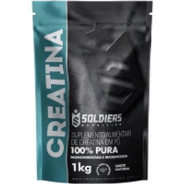 Creatina Monohidratada 1Kg – 100% Pura Importada – Soldiers Nutrition