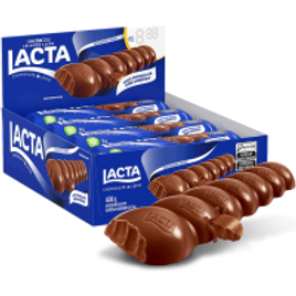 Chocolate Lacta Ao Leite Caixa Com 12 Unidades De 34g