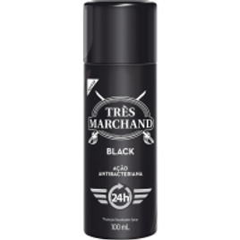 Très Marchand Desodorante Spray Masculino Black 100Ml