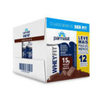 Parmalat WheyFit Pack Bebida Láctea Chocolate 15g de Proteína 250 Ml – 12 Unidades