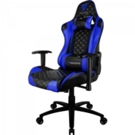 ThunderX3 Cadeira Gamer Profissional TGC12 Preta/Azul