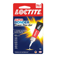 Loctite Super Bonder Power Gel, Cola Transparente com Fórmula Especial Flexível, Cola Instantânea Super Forte, Supercola Para Todos os Tipos de Materiais, 1x2g