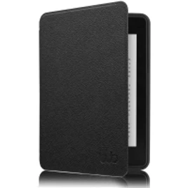 WB Capa Kindle 10a geração – Ultra Leve Auto Hibernação Sensor Magnético Silicone Flexível – Preta (Não Compatível com Paperwhite 10ª Geração)