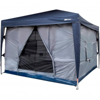 Nautika, Barraca, Parede para Tenda 3x3m Transform para 5/6 Pessoas, Confortável e Resistente, Ideal para Camping, Viagens, Aventuras, Com Coluna D’Água 3000 mm