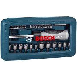 Bosch Kit De Pontas E Soquetes Para Parafusar Com 46 Peças