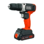 Black Decker Furadeira e Parafusadeira Sem, Parafusadeira com Luz de Led, Potência e Versatilidade, Modelo CD702C1, 20V