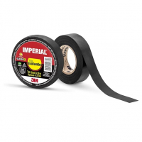 3M, Fita Isolante Imperial Slim, 18mm X 20m, Preta