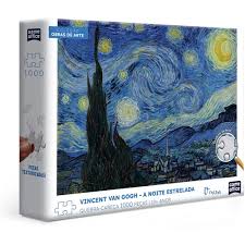 Vincent Van Gogh – A Noite Estrelada – Quebra-cabeça – 1000 peças – Toyster Brinquedos