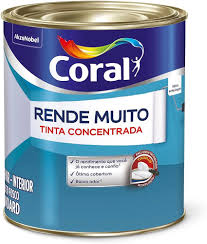 Tinta Acrílica Rende Muito Fosco Branco 900ml Coral