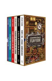 As extraordinárias viagens de Júlio Verne – Box com 6 livros Capa comum – Versão integral, 29 março 2021