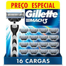 Gillette Mach3 – Refil Para Barbear, 16 Unidades