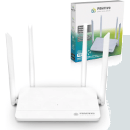 Smart Roteador Mesh Fast Ethernet Positivo Casa Inteligente, Cobertura de até 200m², Beamforming, Suporta Até 64 Dispositivos, Sem Pontos Cegos – Bivolt