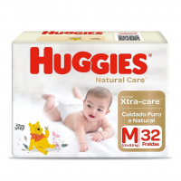 HUGGIES Fralda Huggies Natural Care M 32 Unidades