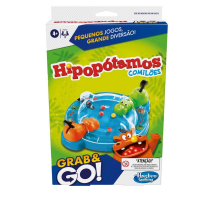 Jogo Grab and Go Hipopótamos Comilões – Fácil de Guardar – F8255 – Hasbro