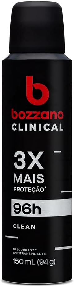 Bozzano Desodorante Clinical Clean Antitranspirante Aerossol Masculino 150Ml