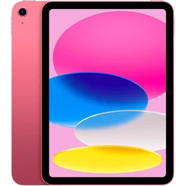 iPad da Apple (10a geração): Com chip A14 Bionic, tela Liquid Retina de 10,9 polegadas, 64 GB Wi-Fi 6 + rede celular 5G, câmera frontal de 12 MP, câmera traseira de 12 MP, Touch ID – Rosa