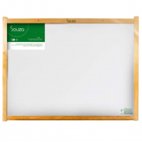 Quadro Branco Standard, Souza & Cia, 6152, Moldura de Madeira, 50×40