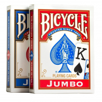 Bicycle Baralho padrão e jumbo – Baralho único, 2 pacotes, 4 pacotes, 12 pacotes – Poker, Rummy, Canasta, Pinochle, Euchre, Blackjack