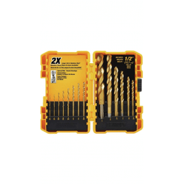 Kit de brocas DEWALT DW1341, 14 peças