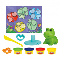 Play-Doh Um Dia na Lagoa – Kit Inicial com 12 peças e 6 cores de massa de modelar, brinquedos de arte para meninos e meninas a partir dos 3 anos de idade