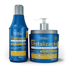 Forever Liss Nano Cristalização Capilar Kit Shampoo 300Ml E Máscara 500G