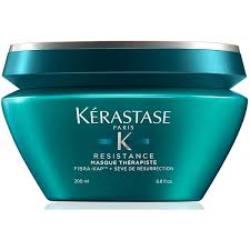 Kérastase Máscara Resistance Masque Therapiste, Cabelos danificados ou quebradiços, Reconstrução, Fibra-Kap®, Sève de Réssurrection, 200 g