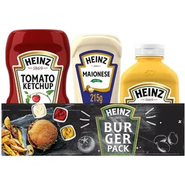 Heinz Pack Hamburger Ketchup 397G + Maionese 215G + Mostarda 255gG