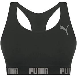 Top Puma Academia Sem Costura Microfibra Nadador Sem Bojo Feminino Adulto