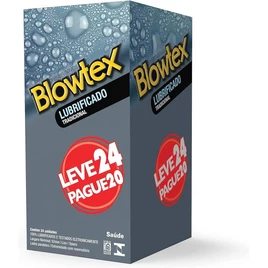 Blowtex Lubrificado Leve 24 Pague 20 unidades