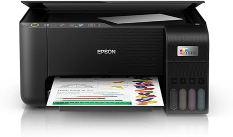 Epson EcoTank L3250 – Multifuncional, Tanque de Tinta Colorida, Wi-Fi Direct, USB, Bivolt, Preto