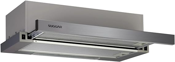 SUGGAR DEPURADOR DE AR SLIM DE EMBUTIR 60CM INOX 220V DE62IX