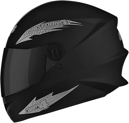 Pro Tork Capacete New Liberty Four 60 Viseira Fumê Preto Fosco