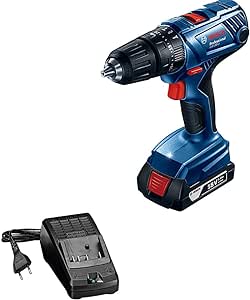 Bosch Parafusadeira E Furadeira De Impacto De ½’ Gsb 180-Li 18V Com 1 Bateria 1 Carregador Bivolt E 1 Maleta