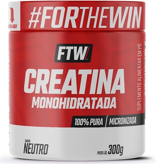 Creatina Monohidratada 100% Pura Micronizada 300g – FTW