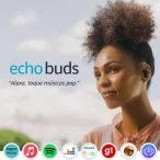 Echo Buds (2ª Geração): Fones de ouvido sem fio com cancelamento de ruído ativo e Alexa